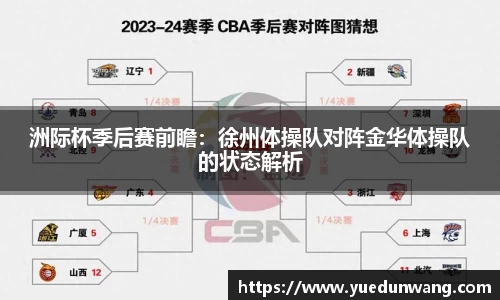 洲际杯季后赛前瞻：徐州体操队对阵金华体操队的状态解析